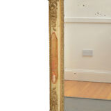 Miroir de mur doré du 19ème siècle