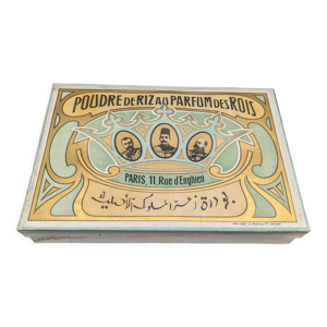 Coffret de 6 boite à poudre au