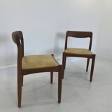 Vintage Danish Dining Chairs in Teak by H.W. Klein for Bramin, Set of 2