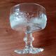 6 vintage stemmed glasses for cocktails and ice cream