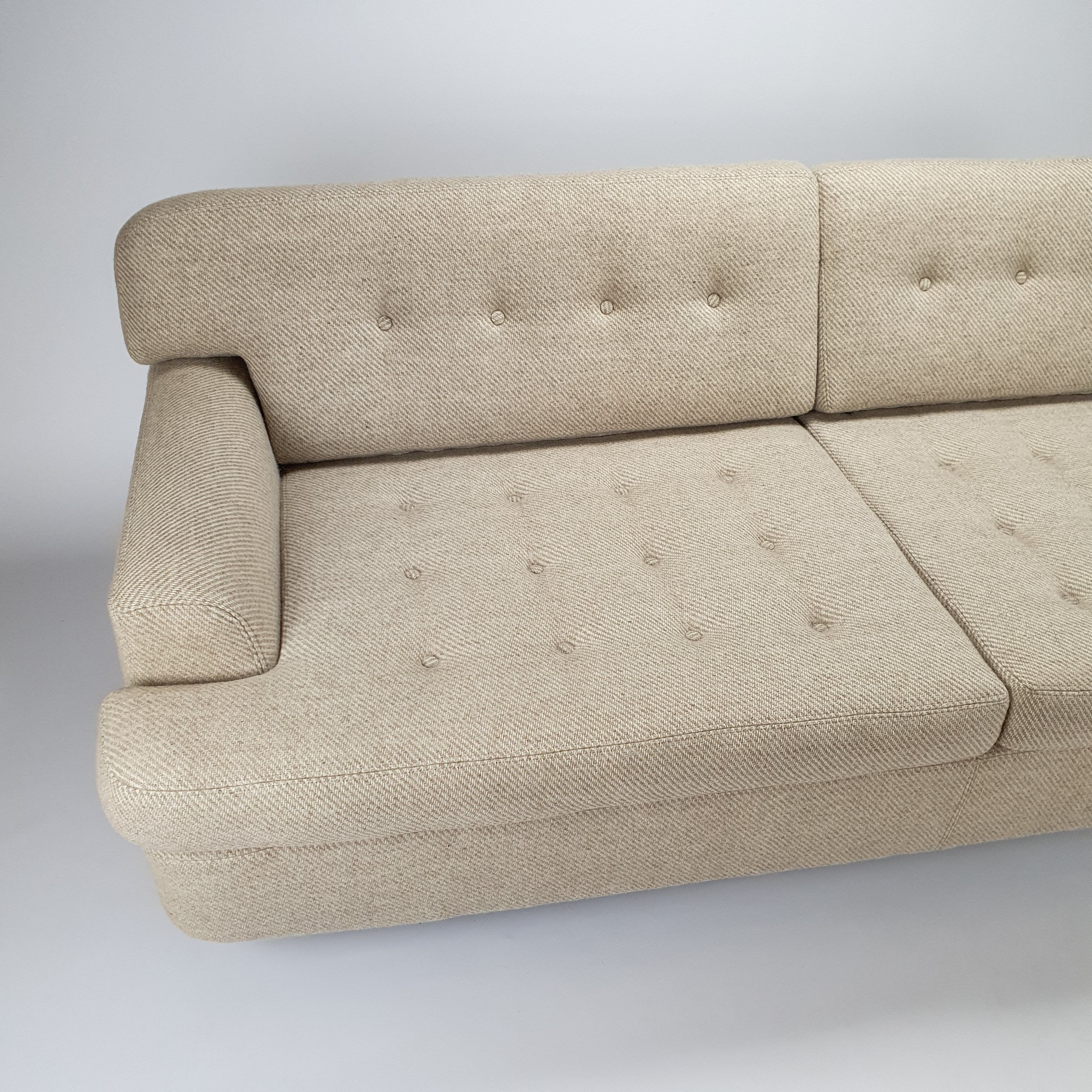 Mid century 2,5 seat sofa with original wool upholstery, 1950s