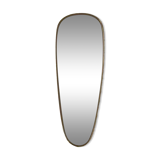 Golden rearview mirror and free form from the 1950s