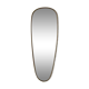 Miroir doré retroviseur et forme libre des années 50
