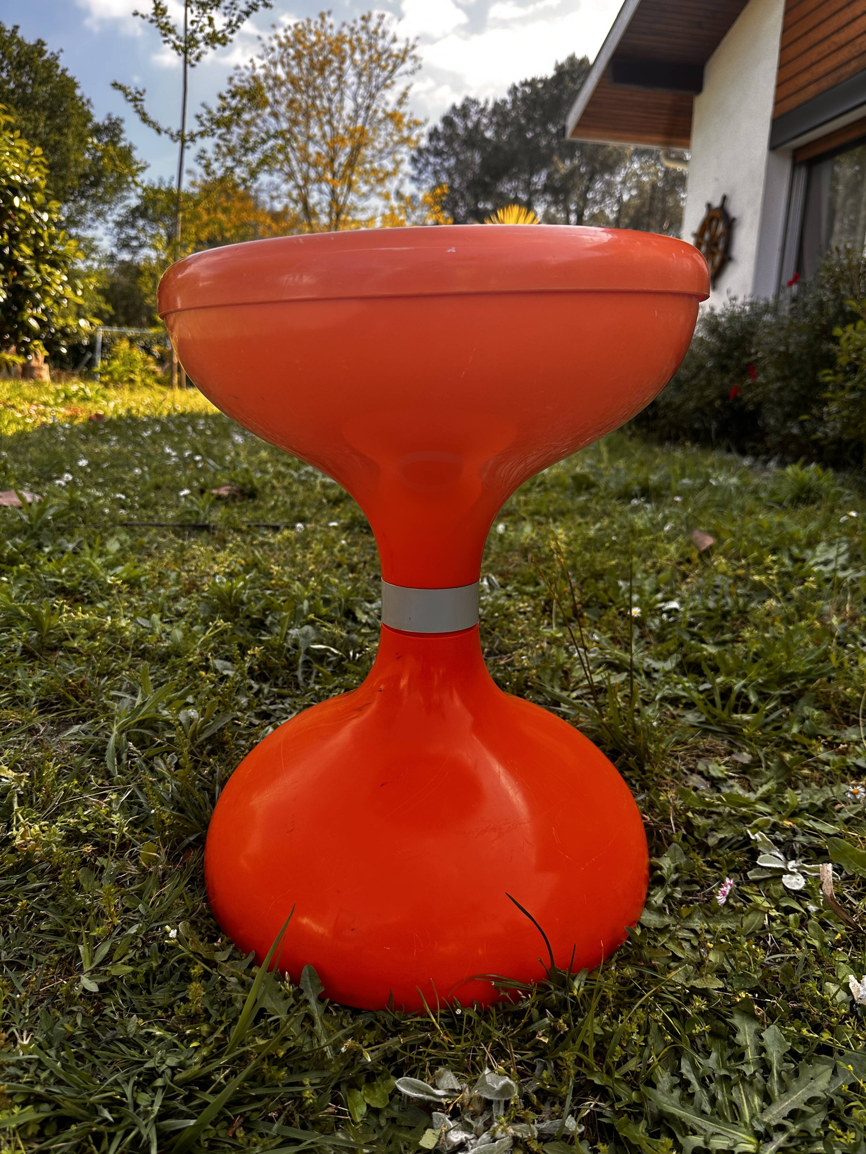 Sgabello Americano Robur diabolo stool orange