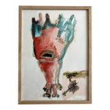 Emmanuelle messika, untitled ii, 2012. ink on paper signed in pencil