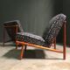 2 x Alf Svensson Domus 1 armchairs for Dux, 1950's