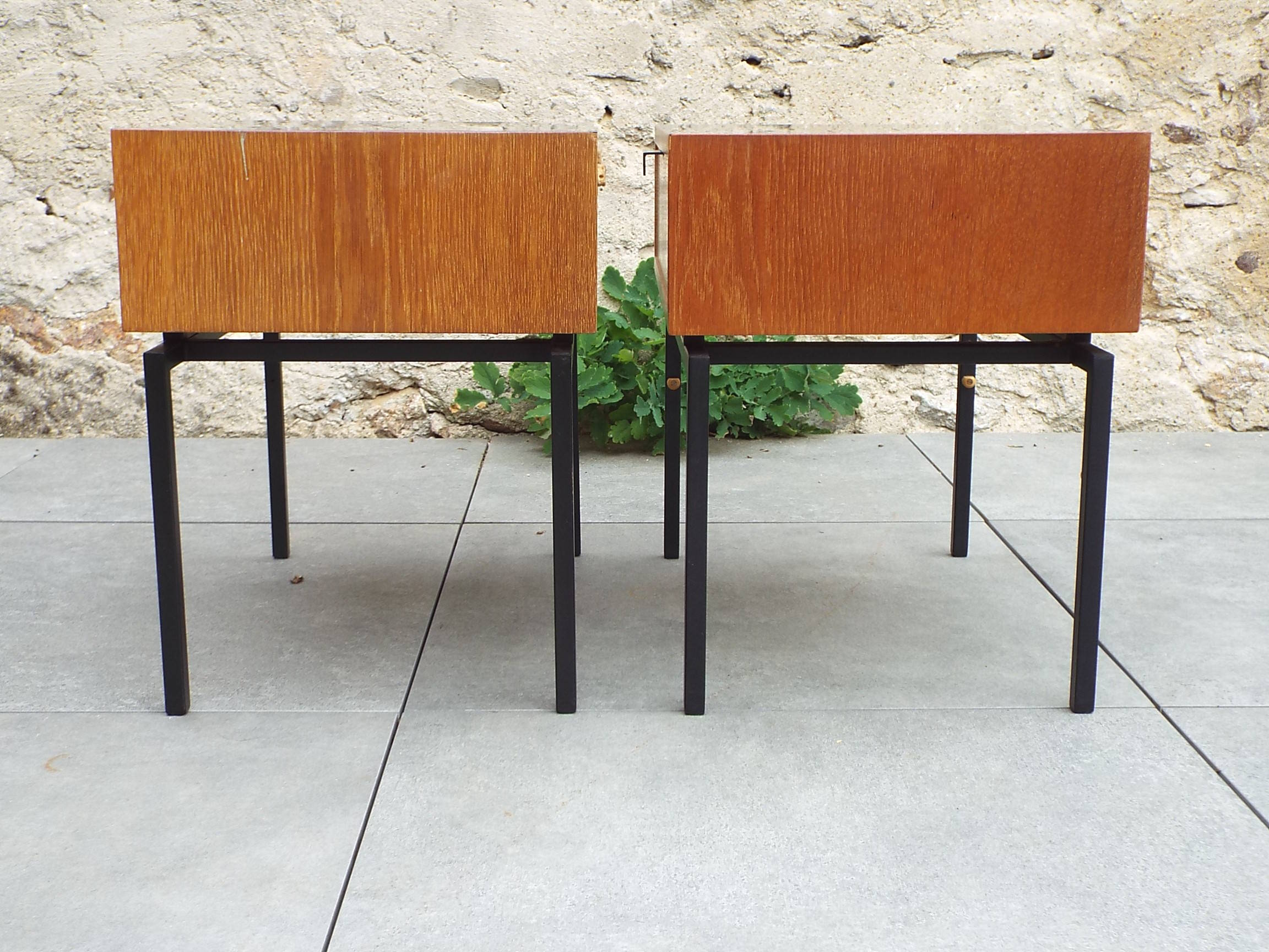 Pair of 60s bedside tables