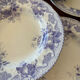 Lot de 6 assiettes creuse Creil & Montereau Bouquets • Faïence ancienn