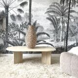 Travertine table 1970