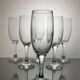 Set de 6 flûtes en verre