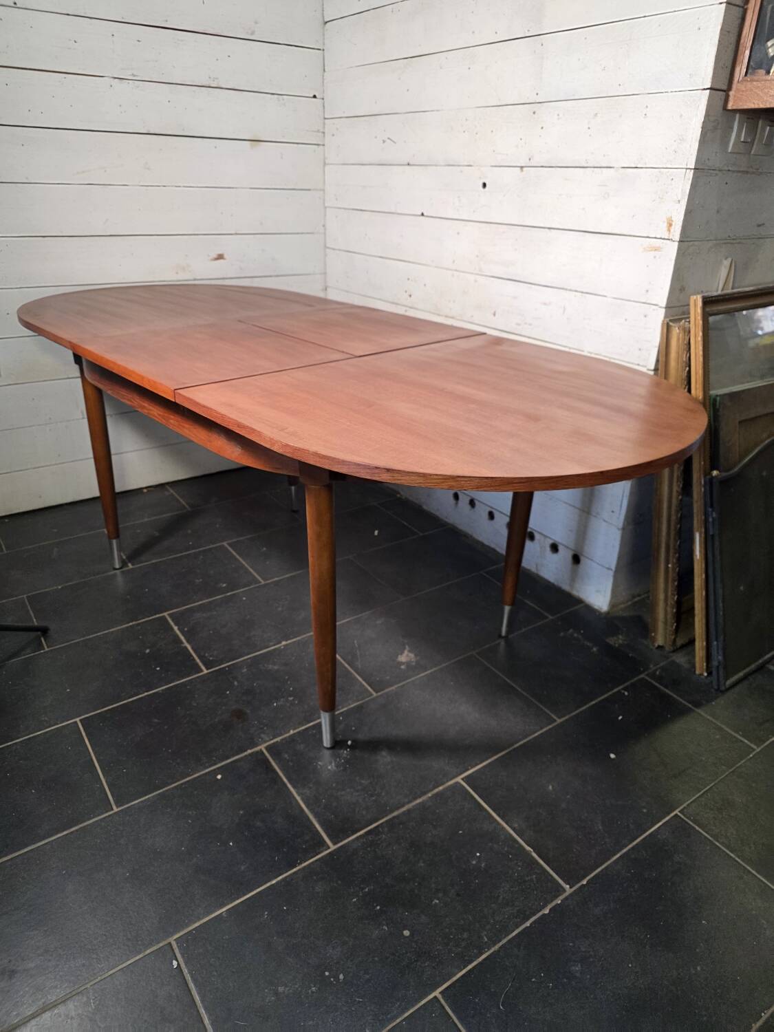 Scandinavian extendable teak table from the 1960s (butterfly extension)