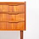 Table de chevet danoise en teck, années 1960