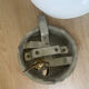 Vintage opaline glass ceiling light