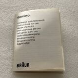 Braun Domino Smoking Set Designer Dieter Rams  Complete with Box