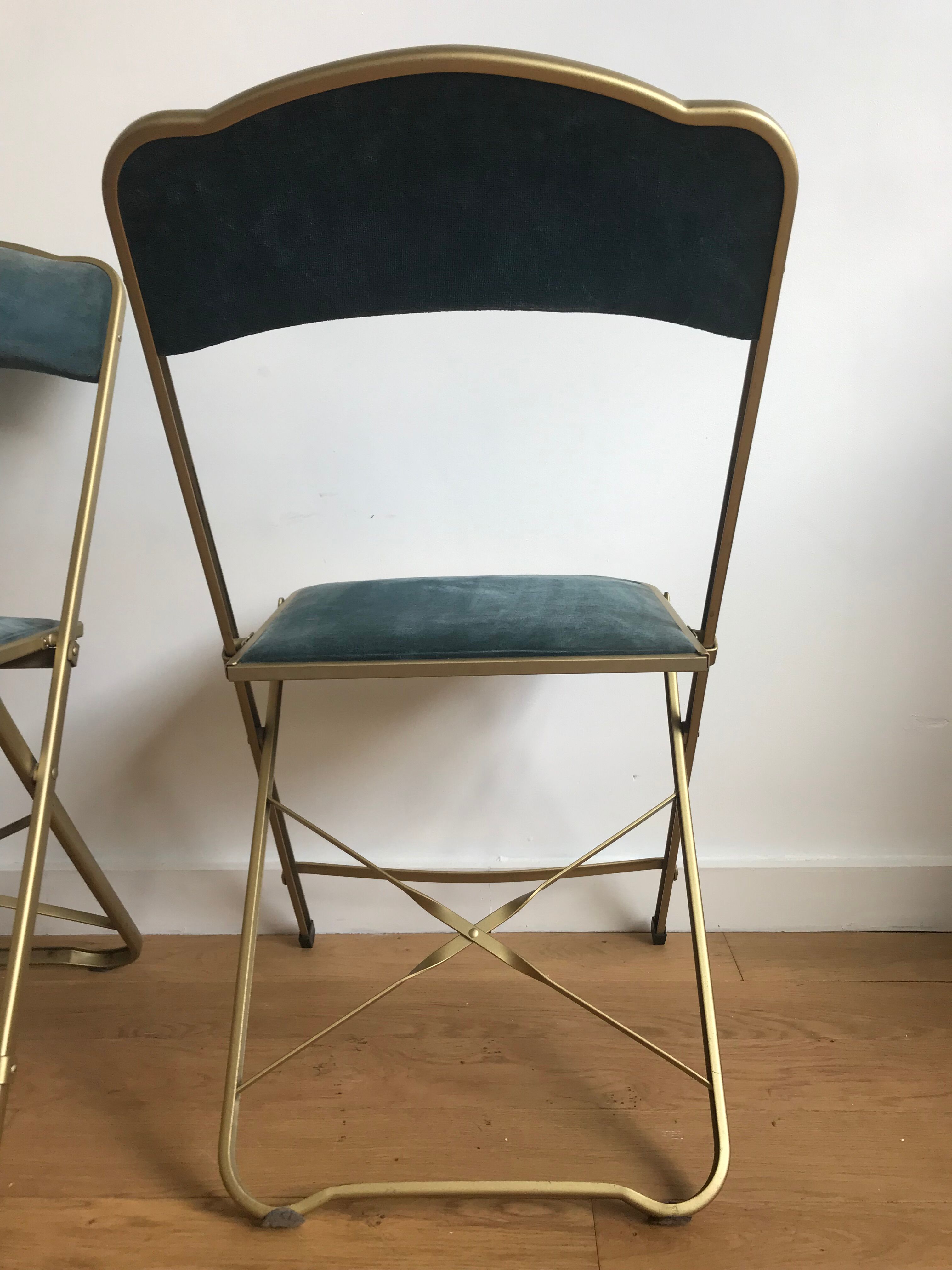 Pair of folding chairs