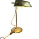 Vintage brass banker lamp / desk lamp / table lamp