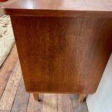 Pair of vintage oak bedside tables, 1960s