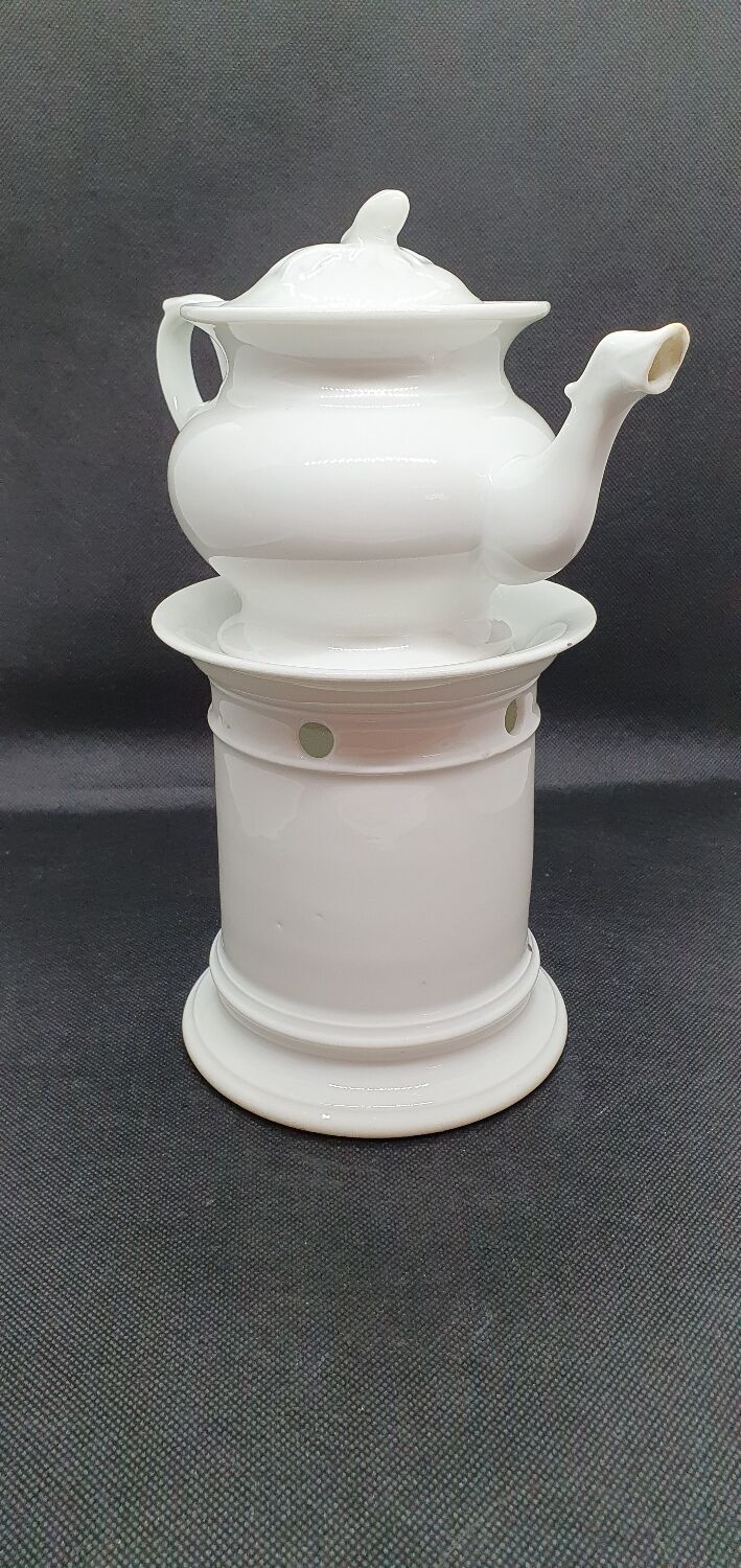 Porcelain herbal tea pot