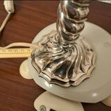 Silver table lamp