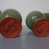 Ceramic Decanters & Tumblers, 1960s, Set of 7