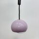 Mid-century purple plastic hanging lamp Harvey Guzzini for Meblo, 1970s