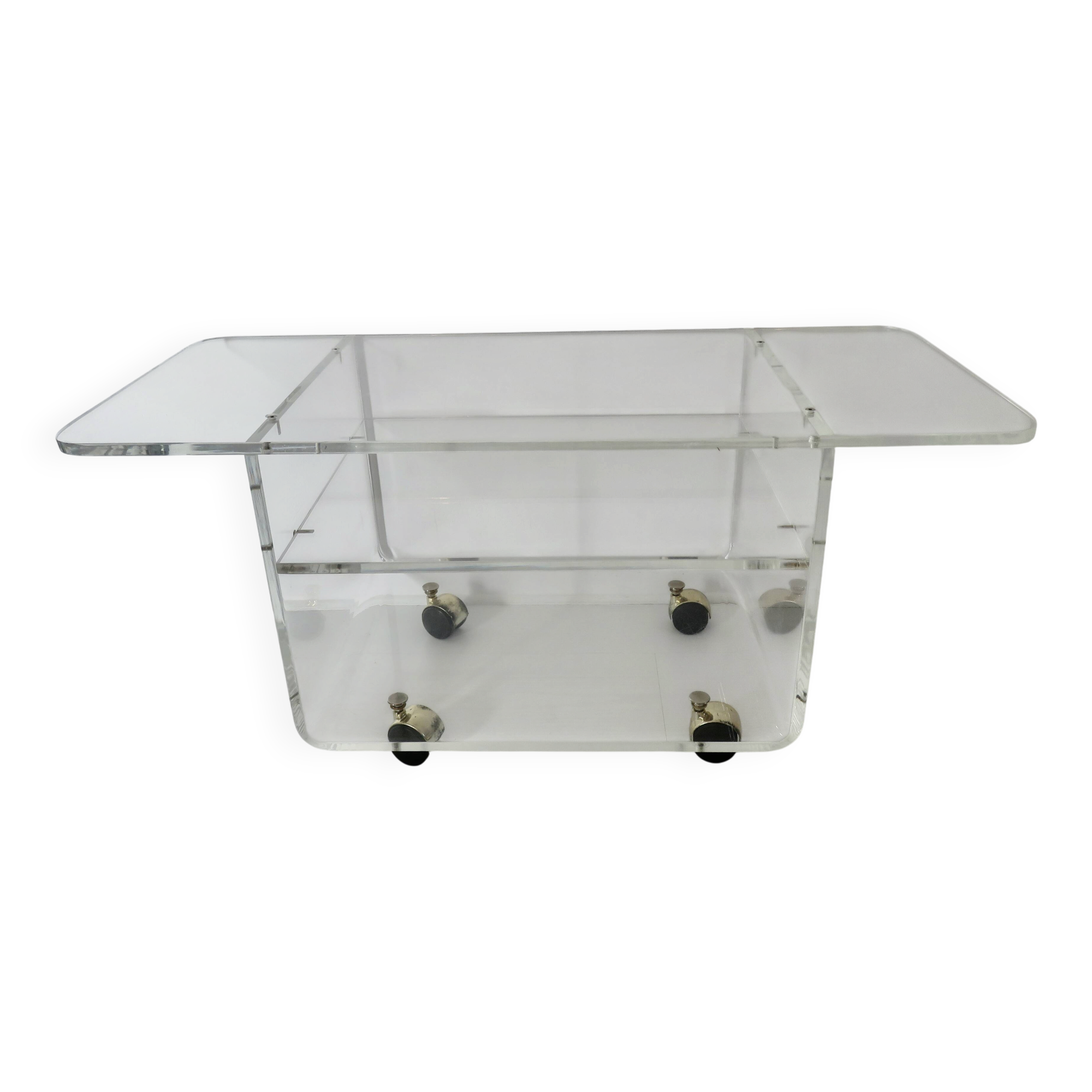 Table en plexiglas design de David Lange pour " Les invisibles du marais "