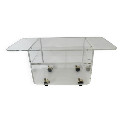 Table en plexiglas design de David Lange pour '' Les invisibles du marais