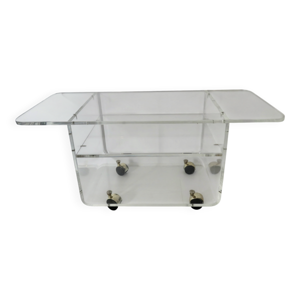 Table en plexiglas design de David Lange pour '' Les invisibles du marais