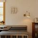 Italian wall sconce in the style of the 1950s.