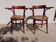 Pair of caned Fischel armchairs