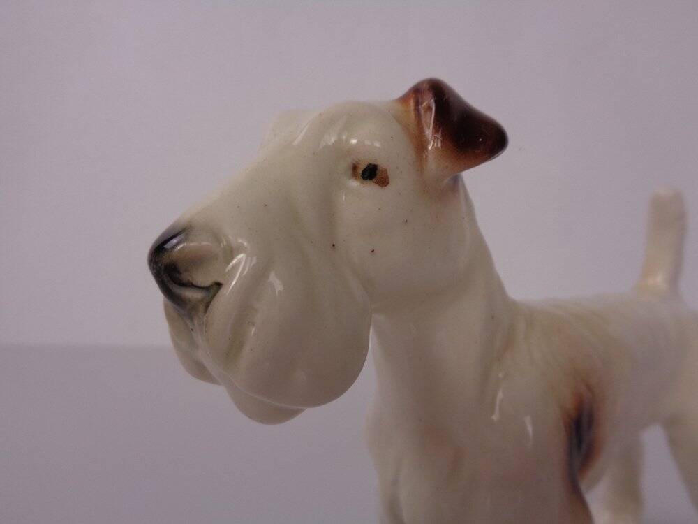 Porcelain Figurine of Fox Terrier, Denmark, 1950s