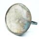 Sugar bowl, postmodernism, silver-plated brass, Poland, 1970s