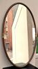 Antique mirror with twisted brass frame from the 60s 70s.