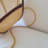 Rattan flower suspension