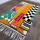 Handwoven rug 150x250 cm, wool, multicoloured, Morocco