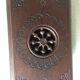 Old cigarette box in openwork varnished wood 30-40s