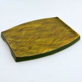Vintage hand-painted ceramic St Clement trivet