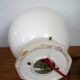 Glass globe lamp