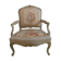 Armchair Louis XV period stamped old 18th century