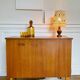 vintage Scandinavian Singer sideboard