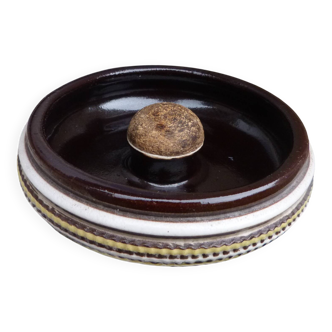 Ceramic ashtray and pocket tray