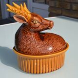 Vintage porcelain deer terrine