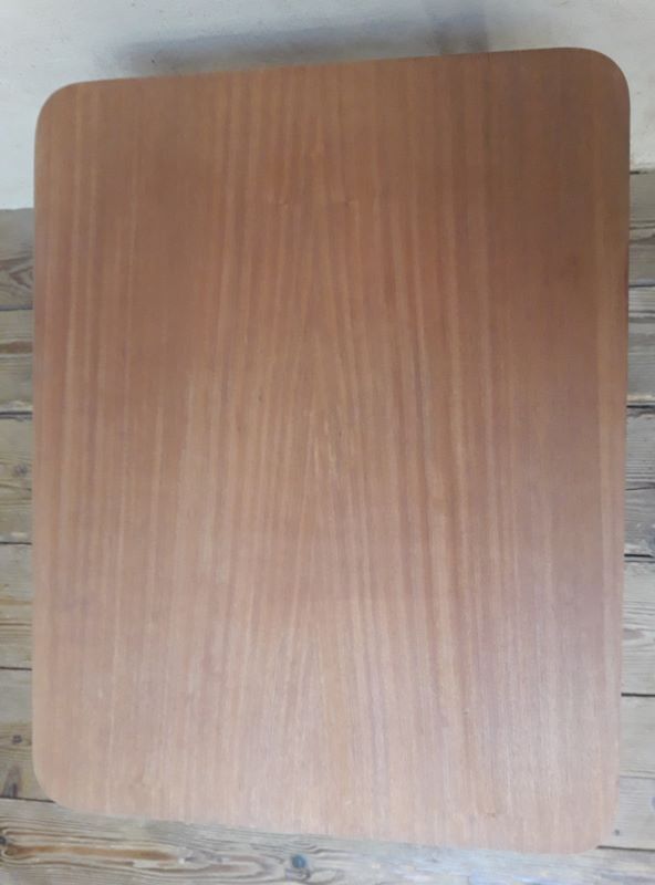 Table served legs compass with wheels 1950s