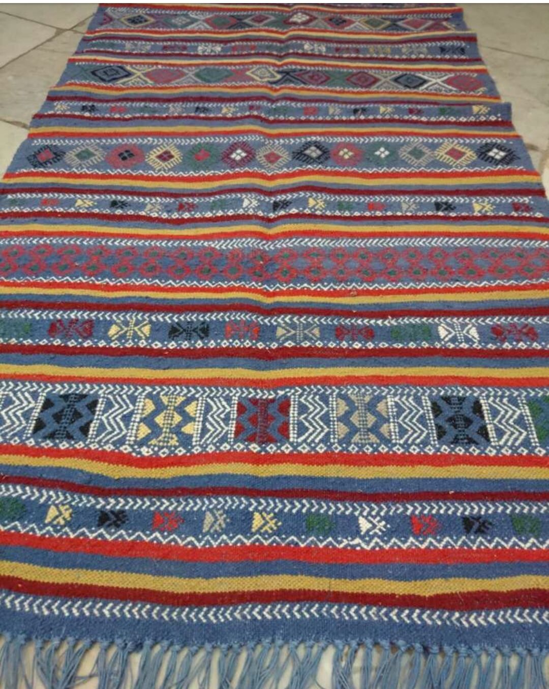 Handmade kilim multicolor 100x200cm
