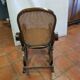 Rocking chair en bois courbé