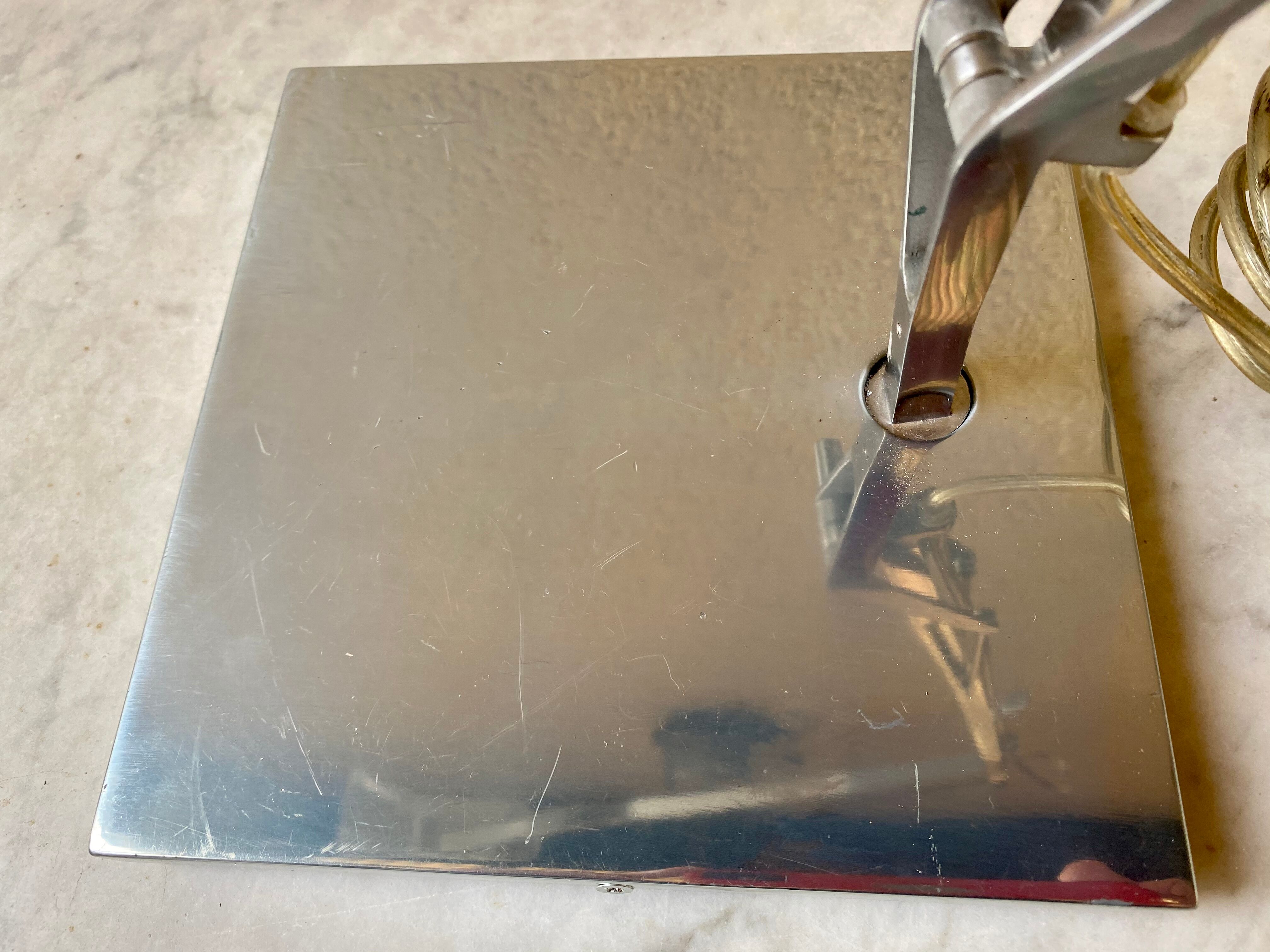 Kelvin T Flos design Antonio Citterio chrome aluminium desk lamp