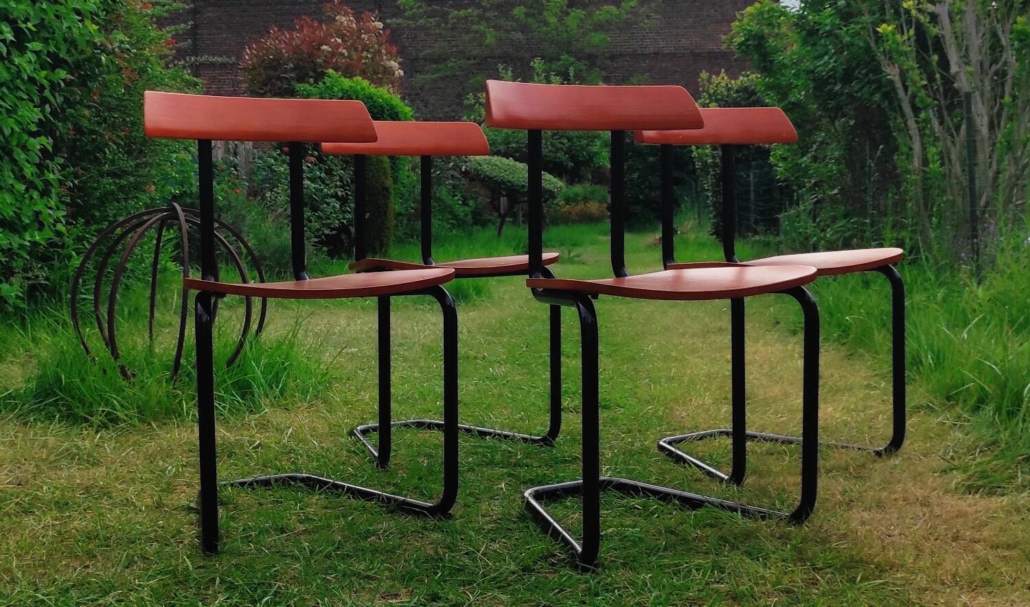 Set of four vintage chairs