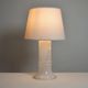 Large Glass Table Lamp by Hannelore Dreutler/Studio Åhus for Ateljé Lyktan, signed and dated 1981