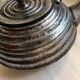 Silver cast iron teapot