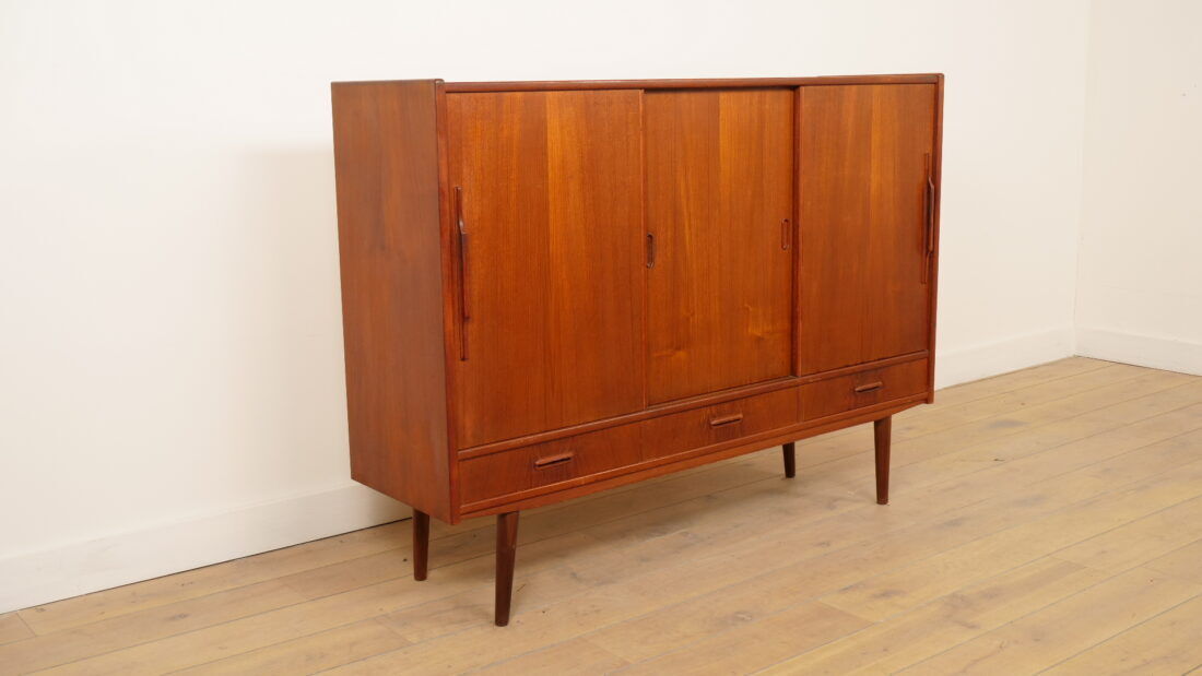 Buffet vintage | Armoire murale | Teck | 154 cm